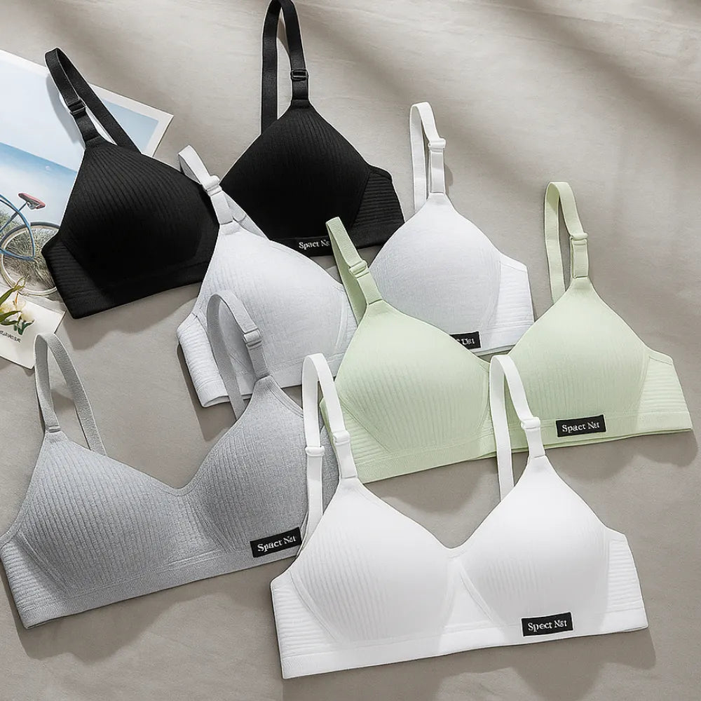 Mega Kit 5 Sutiãs Comfort Belt Laya Originais - 100% Algodão | Oferta Válida Apenas Hoje!