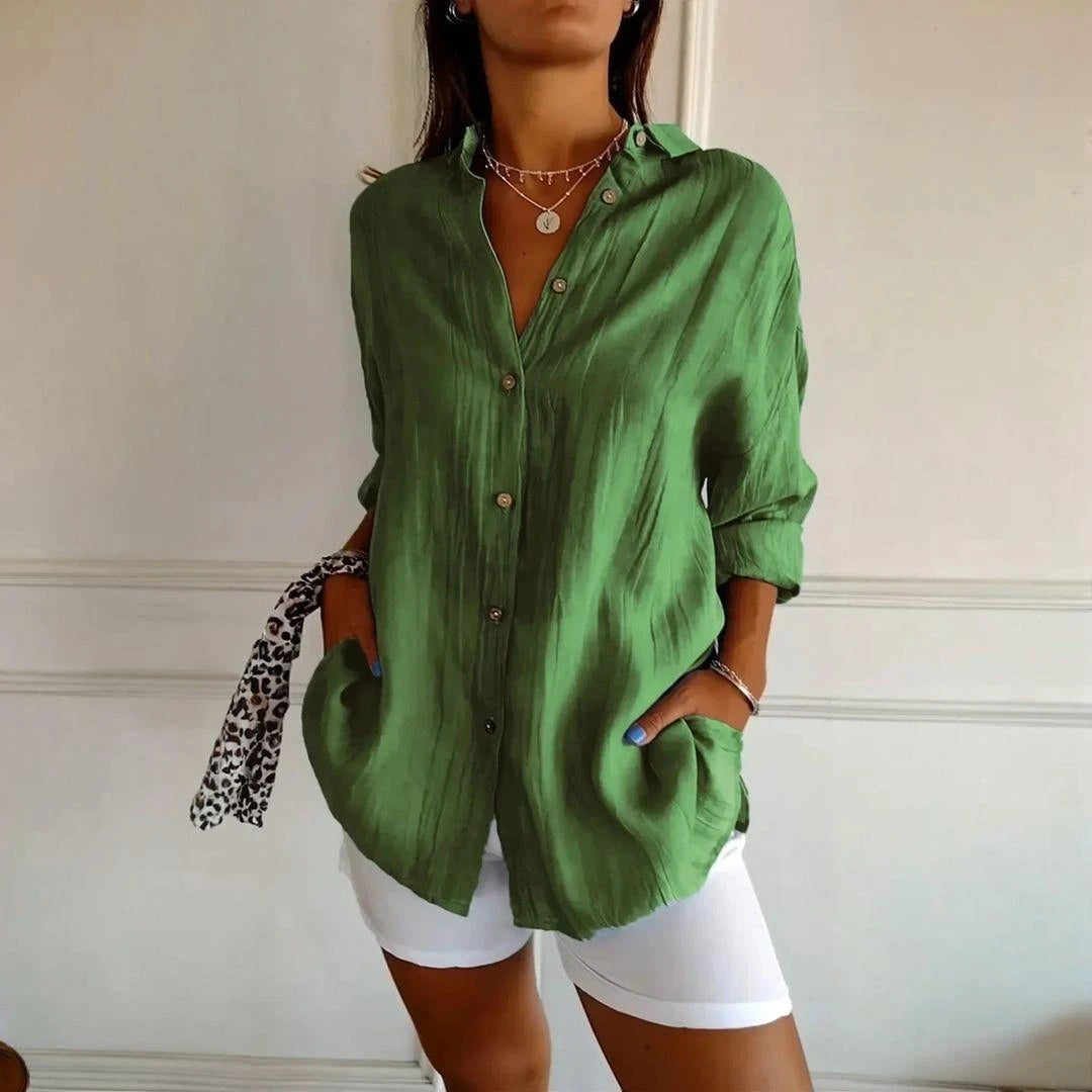 Compre 1 Leve 3 Camisas Ibiza em Linho de Algodão Semi Plissado