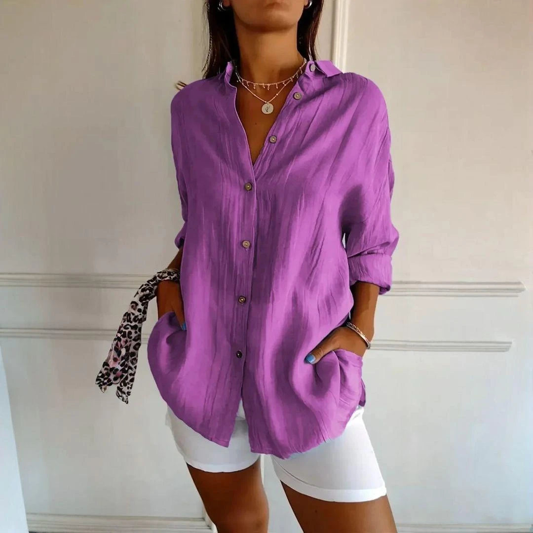 Compre 1 Leve 3 Camisas Ibiza em Linho de Algodão Semi Plissado