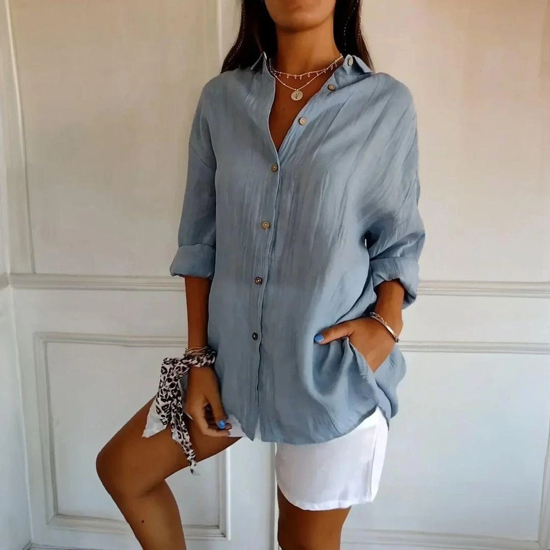 Compre 1 Leve 3 Camisas Ibiza em Linho de Algodão Semi Plissado