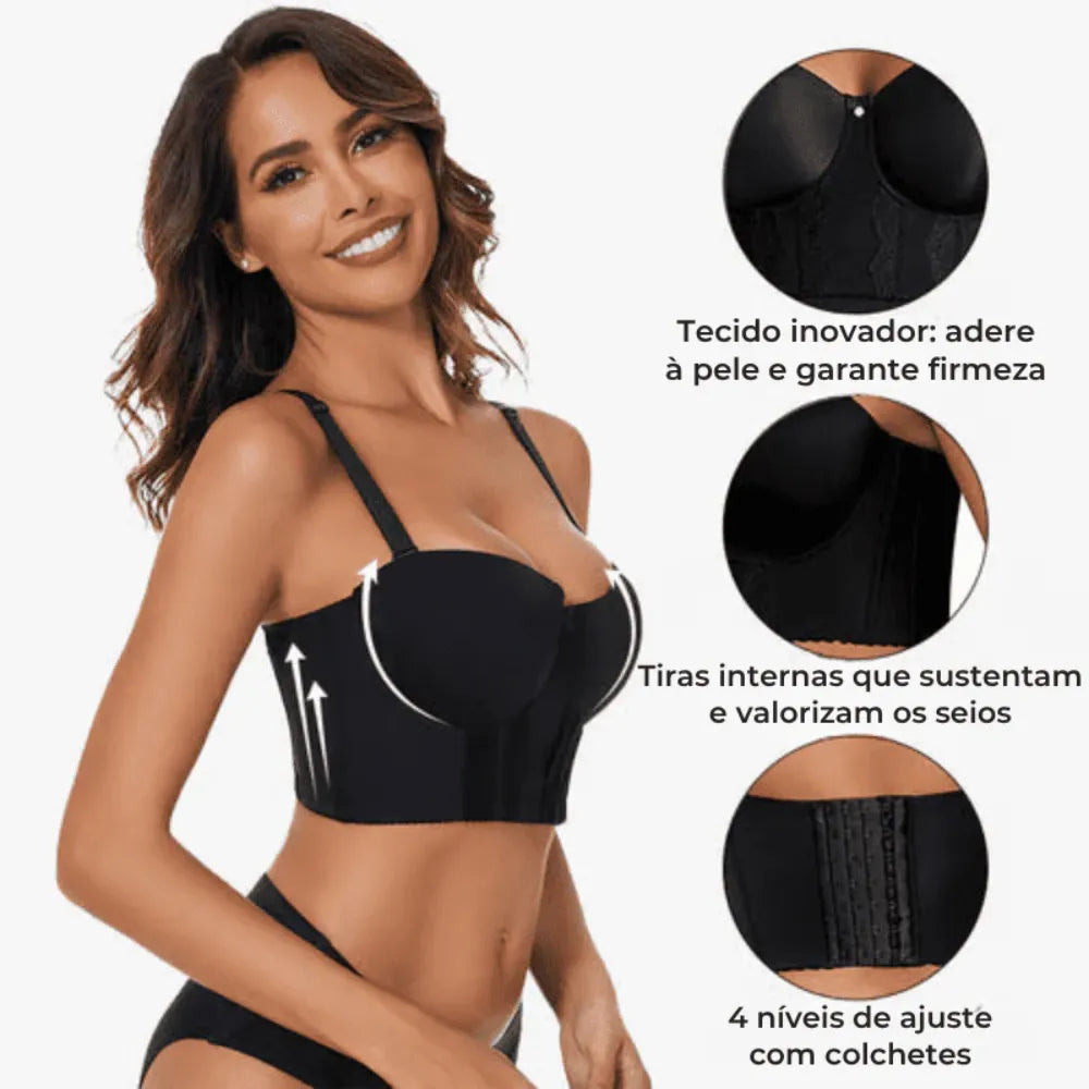 Sutiã Corset Modelador + Alças Removíveis grátis  - [COMPRE 1 LEVE 2]
