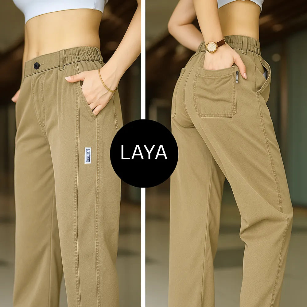 Calça Feminina Aurora em Malha de Seda Gelo e Poliéster [Pague 2, Leve 3] + 2 Brindes