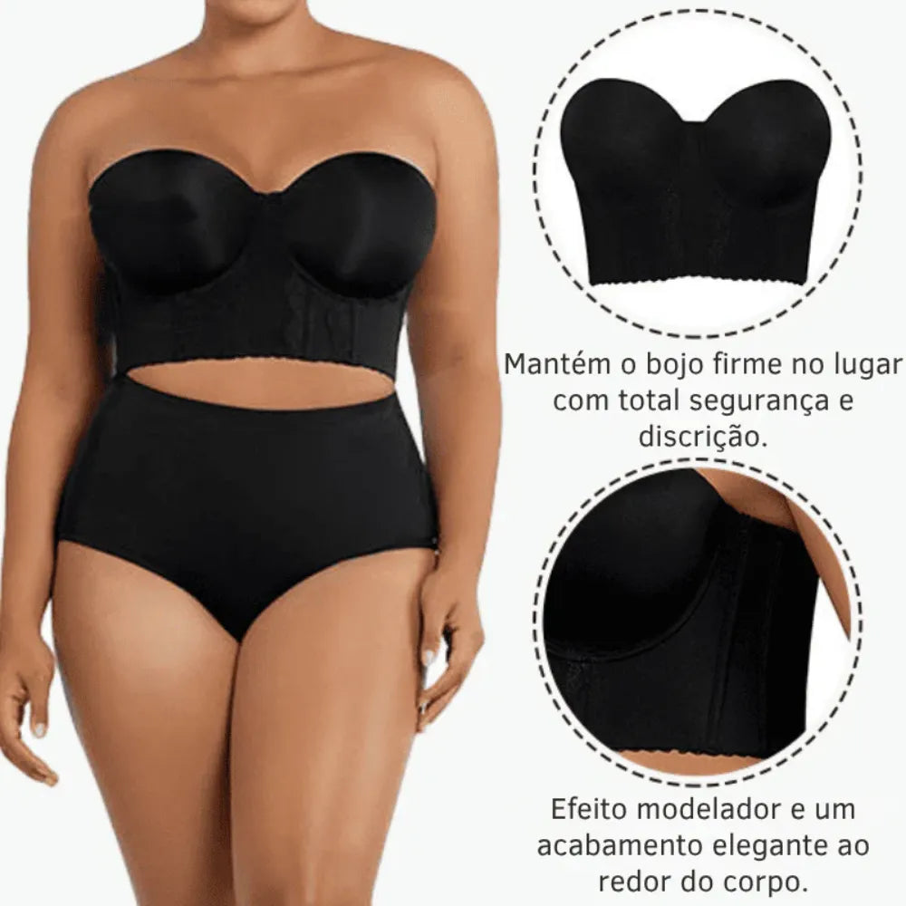 Sutiã Corset Modelador + Alças Removíveis grátis  - [COMPRE 1 LEVE 2]