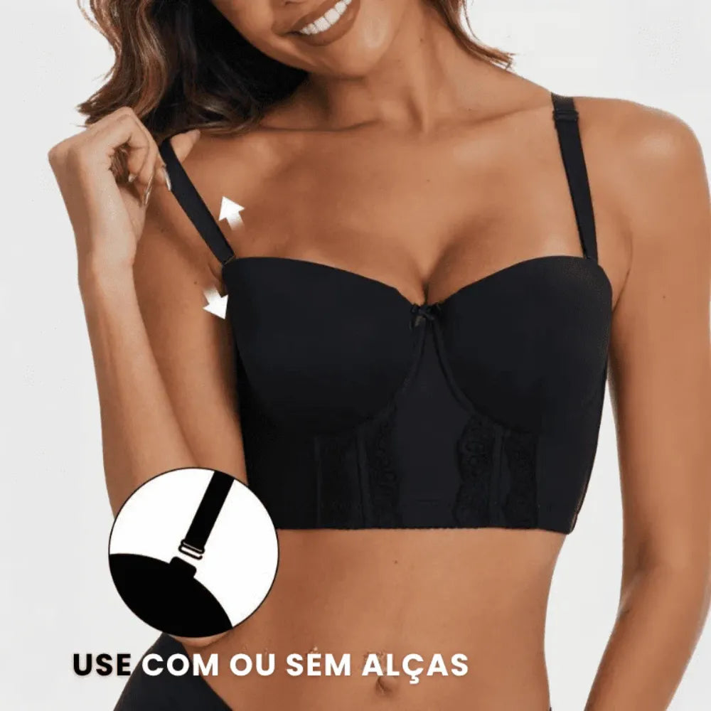 Sutiã Corset Modelador + Alças Removíveis grátis  - [COMPRE 1 LEVE 2]
