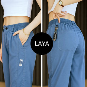 Calça Feminina Aurora em Malha de Seda Gelo e Poliéster [Pague 2, Leve 3] + 2 Brindes