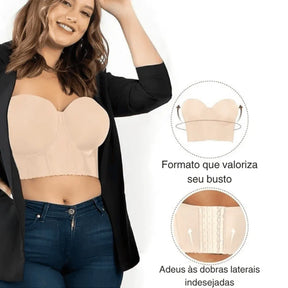 Sutiã Corset Modelador + Alças Removíveis grátis  - [COMPRE 1 LEVE 2]