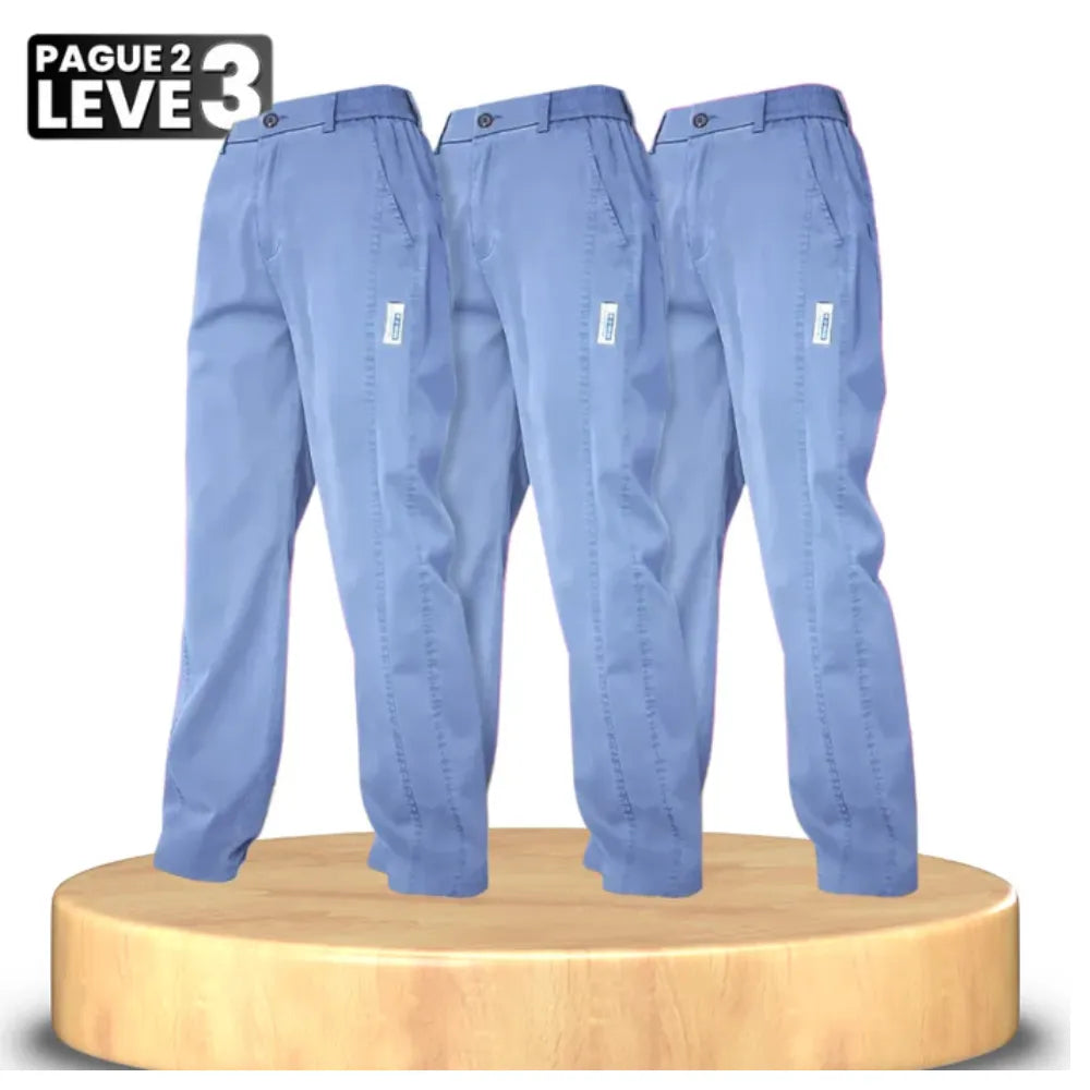 Calça Feminina Aurora em Malha de Seda Gelo e Poliéster [Pague 2, Leve 3] + 2 Brindes