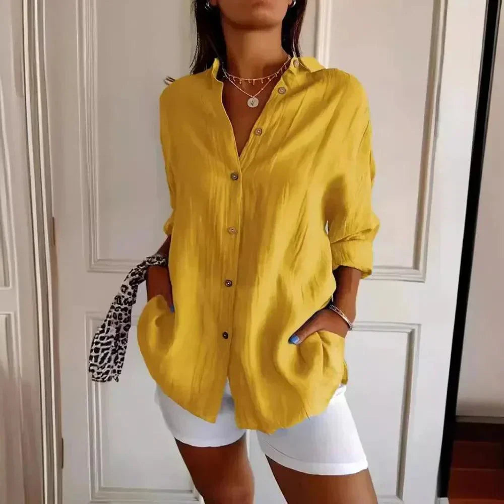 Compre 1 Leve 3 Camisas Ibiza em Linho de Algodão Semi Plissado