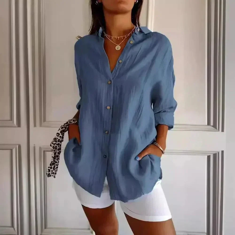 Compre 1 Leve 3 Camisas Ibiza em Linho de Algodão Semi Plissado