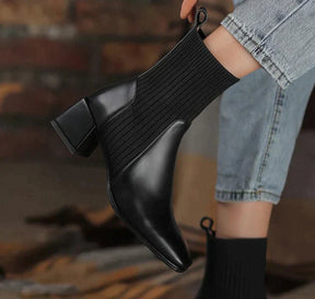 Dallas Monalisa Bota Feminina Texana Western Cano Curto com Malha - Mais Conforto Mais Estilo