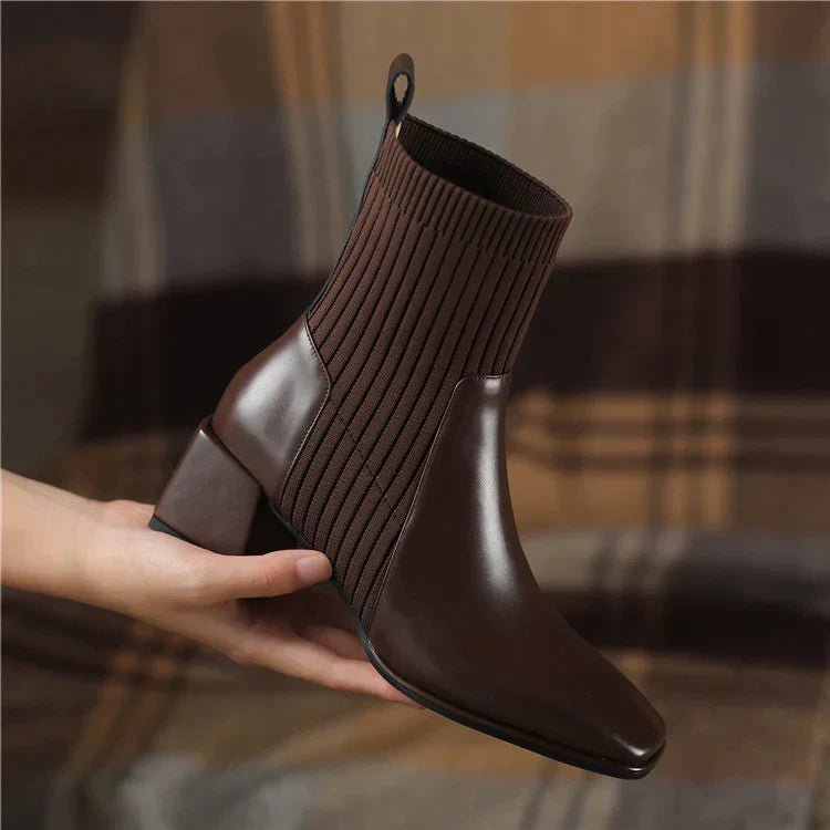 Dallas Monalisa Bota Feminina Texana Western Cano Curto com Malha - Mais Conforto Mais Estilo