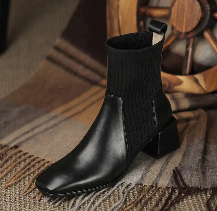 Dallas Monalisa Bota Feminina Texana Western Cano Curto com Malha - Mais Conforto Mais Estilo