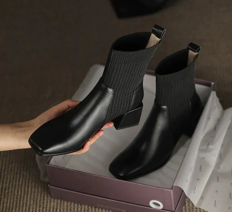 Dallas Monalisa Bota Feminina Texana Western Cano Curto com Malha - Mais Conforto Mais Estilo