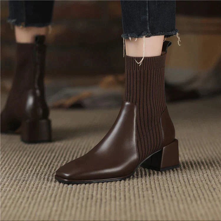 Dallas Monalisa Bota Feminina Texana Western Cano Curto com Malha - Mais Conforto Mais Estilo