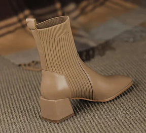 Dallas Monalisa Bota Feminina Texana Western Cano Curto com Malha - Mais Conforto Mais Estilo