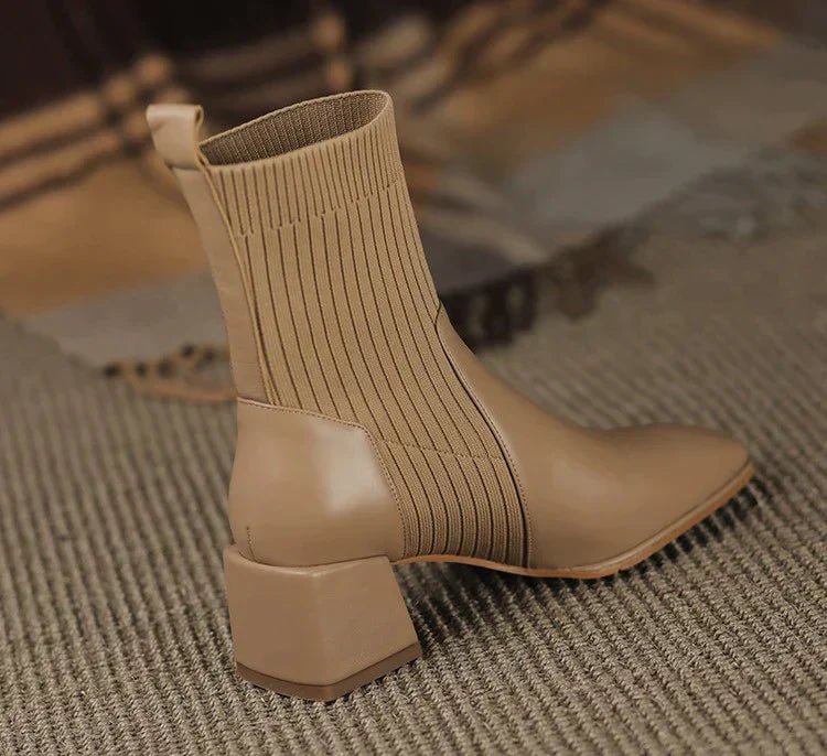 Dallas Monalisa Bota Feminina Texana Western Cano Curto com Malha - Mais Conforto Mais Estilo