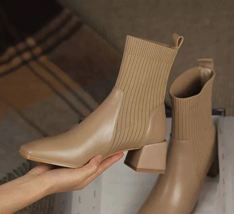 Dallas Monalisa Bota Feminina Texana Western Cano Curto com Malha - Mais Conforto Mais Estilo